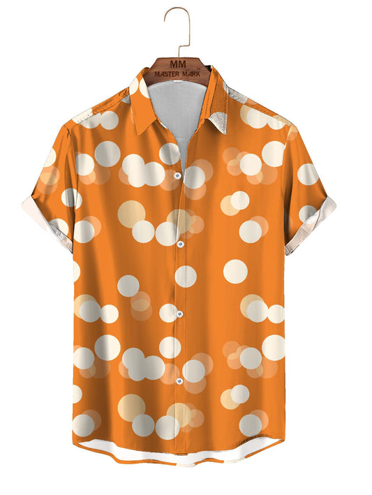 Men's Cotton Blend Printed Half Sleeves Shirt